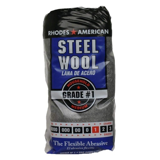[TO-0371476] Homax Steel Wool #1 Medium 106604