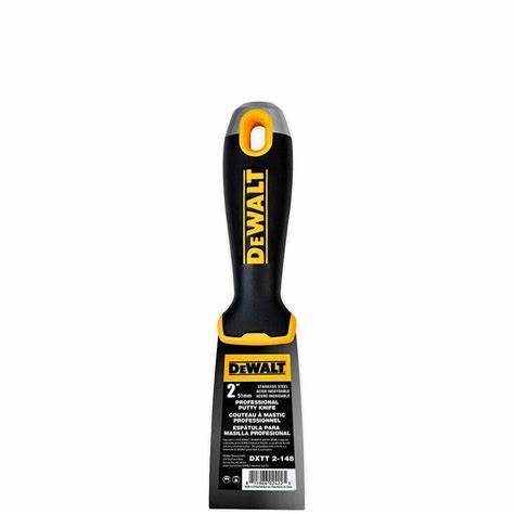 DeWalt® Stainless Steel Soft Grip Putty Knife – 2”