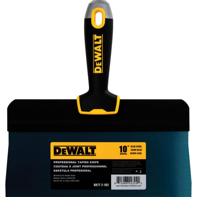 DeWalt® Blue Steel Big Back Taping Knife – 10”