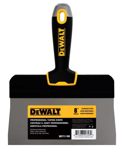 DeWalt® Stainless Steel Big Back Taping Knife – 8”