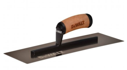 Dewalt 14 0.7mm Curved Trowel Gold S/S"