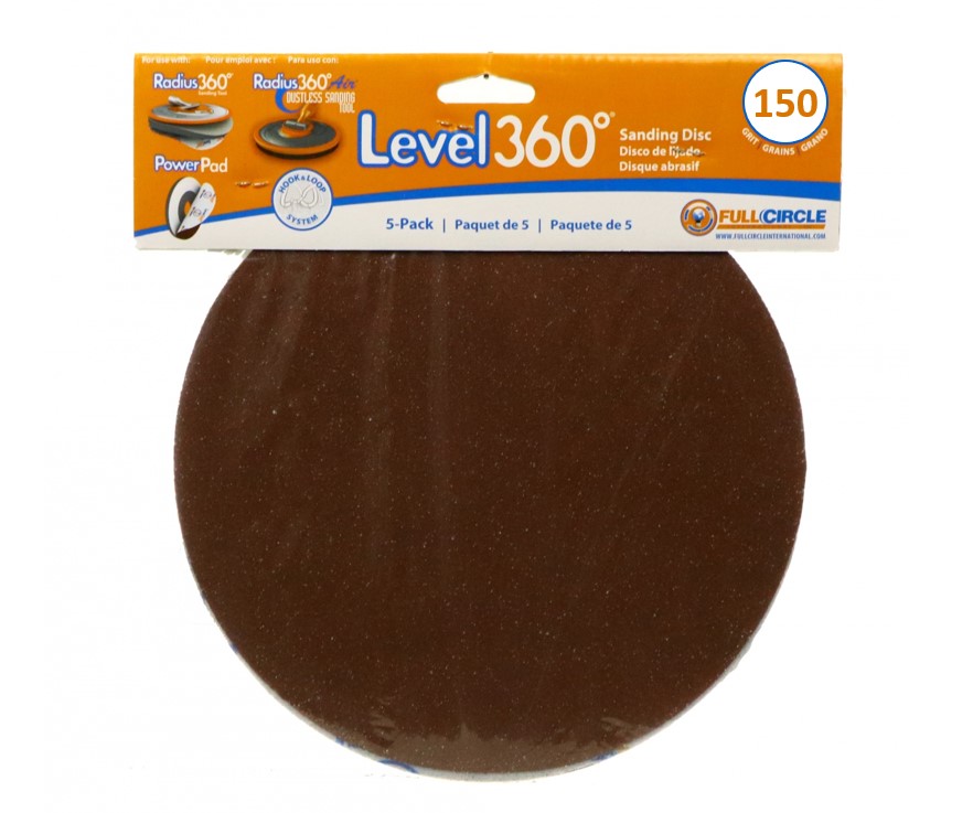 Radius 360® Sanding Disc 150g - 5 PK