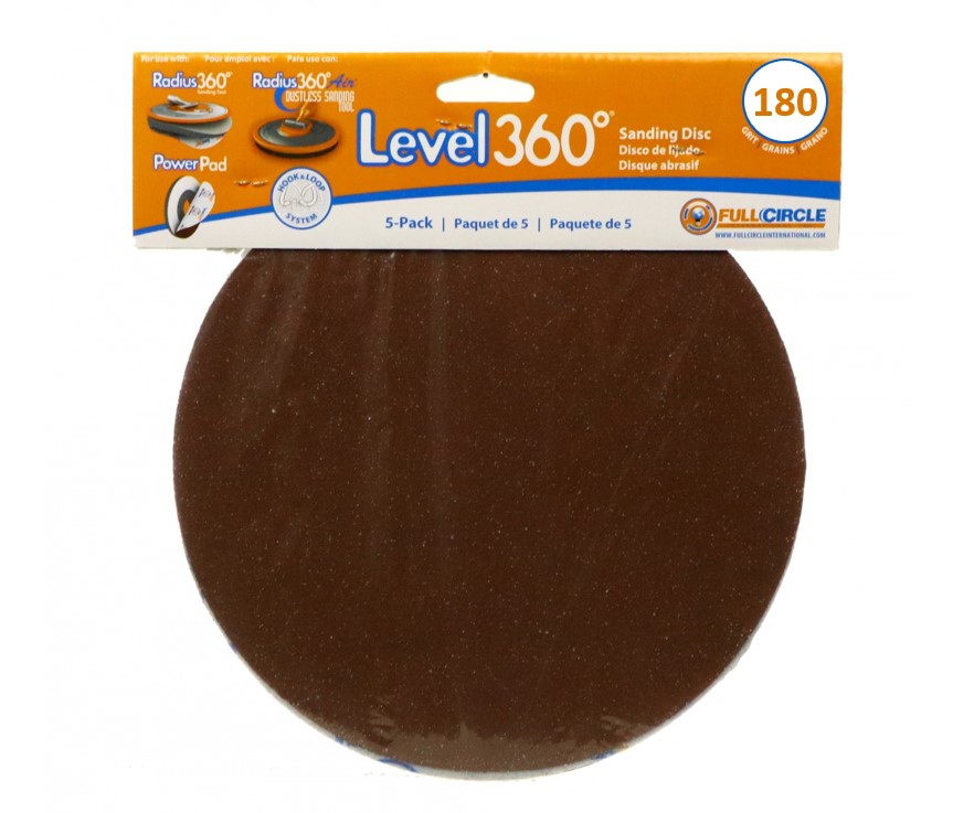 Radius 360® Sanding Disc 180g - 5 PK