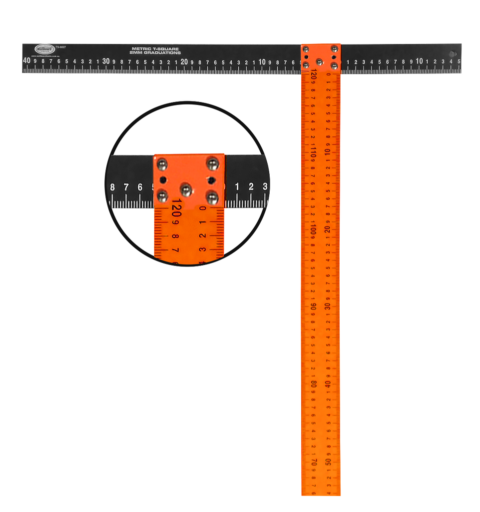 Wallboard Tools™ Calibrated T Square – 1200mm