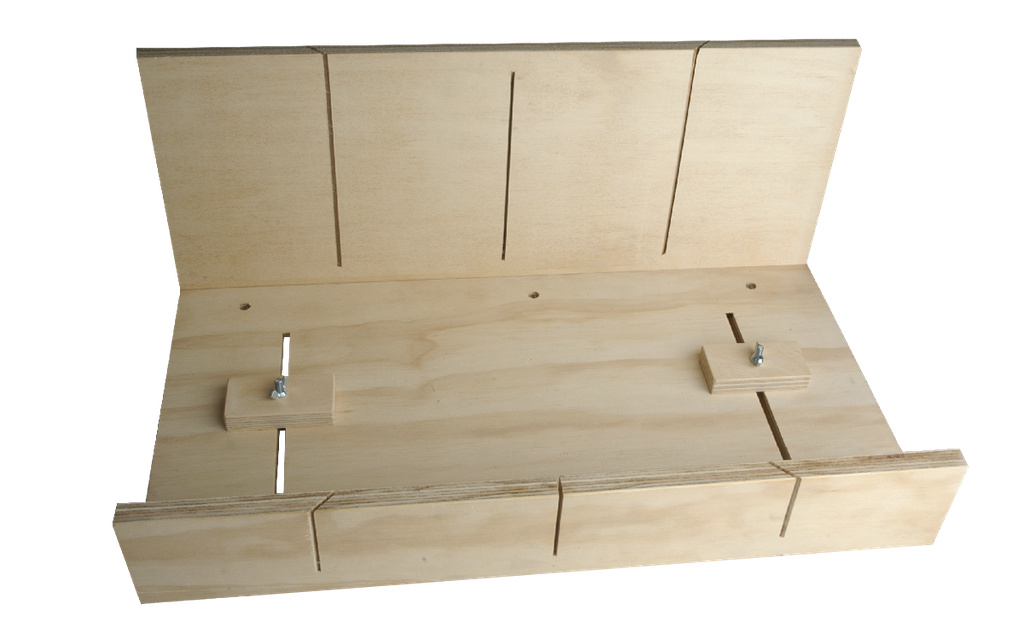 Wallboard Tools™ Large Adjustable Wooden Mitre Box