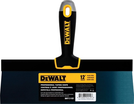 [DXTT-2-127] DeWalt® Blue Steel Soft Grip Taping Knife – 12”