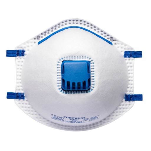 [PW-P201WHR] Portwest Ffp2 Valved Respirator 10Pk